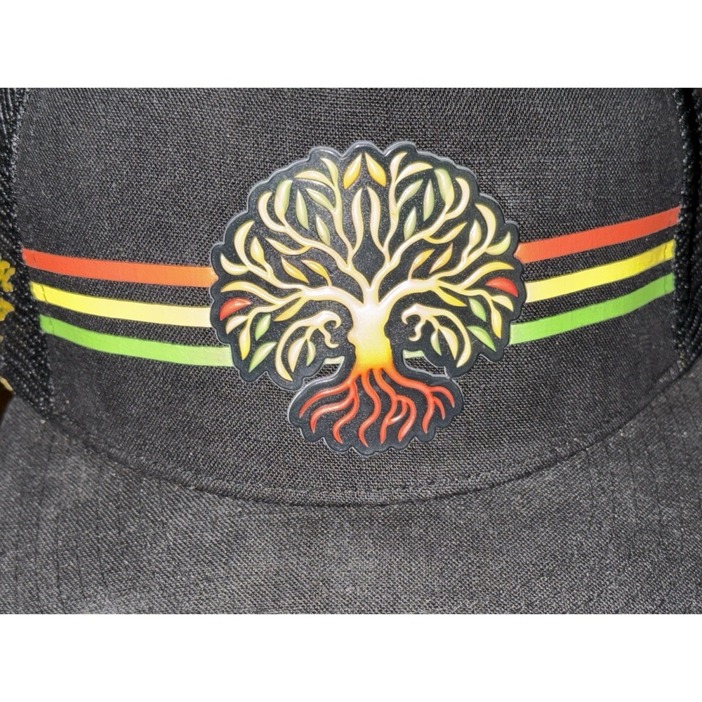 Nomadic Movement Limited 300 ~3D Sculpted Tree Of Life Black Snap Back Cap Hat - Picture 2 of 9